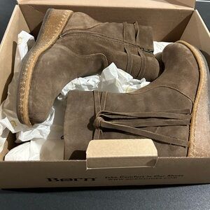 Brown Suede Boots
